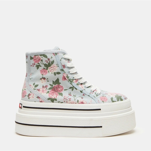 Steve Madden Shoes - Steve Madden FRANCO FLORAL Platform Sneakers